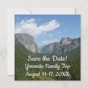 Ponto de Inspiração em Yosemite Salve a Data