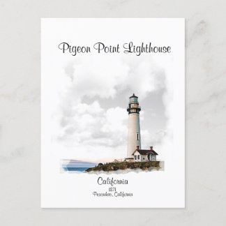 PONTO DE LUZ PESCADERO - CARTÃO POSTAL