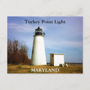 Ponto de Luz Turkey, cartão postal de Maryland