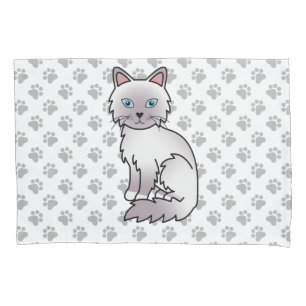 Ponto Lilar Birman / Ragdoll Gato e Patas