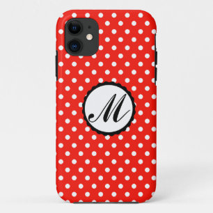 Pontos coloridos Monograma personalizado capas de