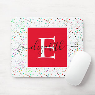 Pontos coloridos mousepad