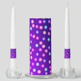 Pontos de cor em roxo