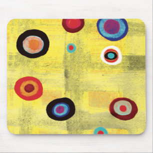 Pontos do Mousepad resfriados, antigos e vermelhos