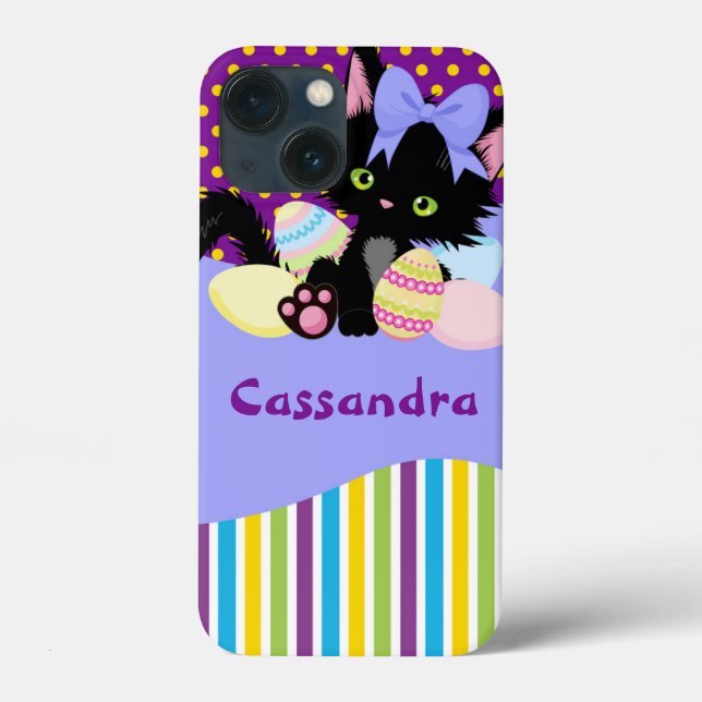 Pontos e tiras de Ovos de Gatinho Negro (Verso)