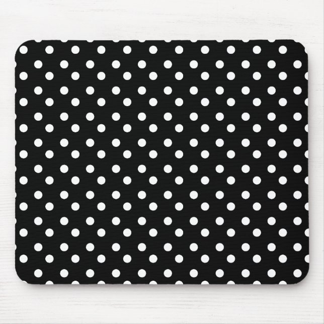 Pontos preto e branco Mousepad (Frente)