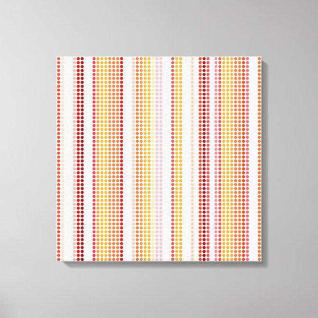 Pontos retrorreflectores Stripes coloridas Canvas  (Frente)