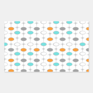 Pontos retros e etiquetas de Starbursts