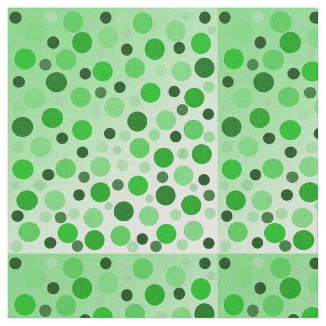 Pontos verdes menta, Tecido (Detalhe)