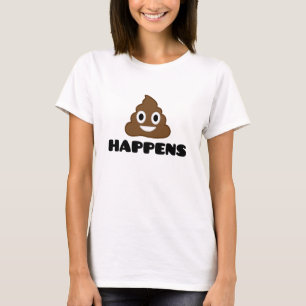 Poo acontece t-shirt