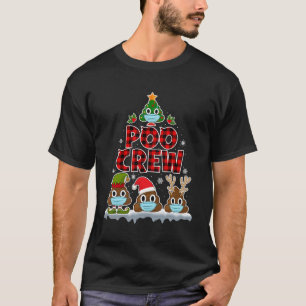 Poo de Natal Camisa de Camisa de Rosto de Máscara