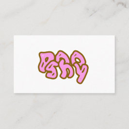 Poo shy Cartão de visita