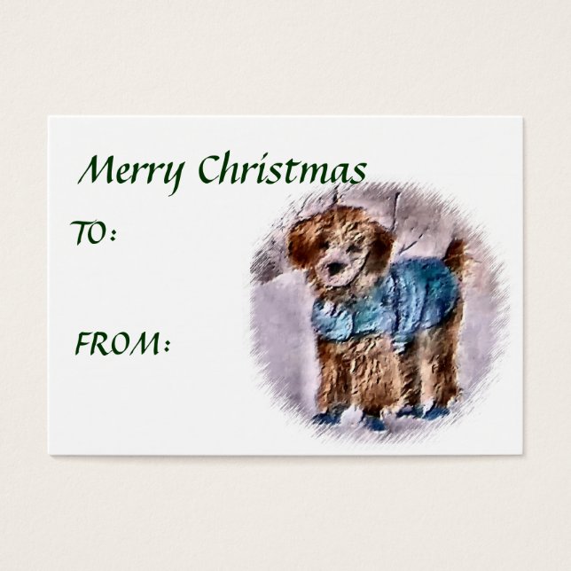 Poodle Christmas Gifts (Frente)