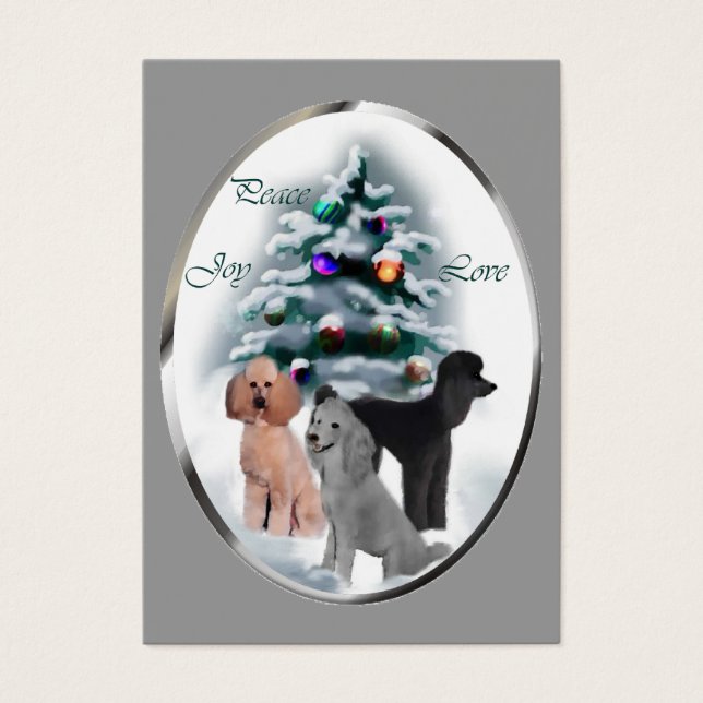 Poodle Christmas Gifts (Frente)