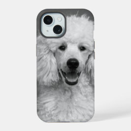 Poodle Dog Photo Black and White Personalizable