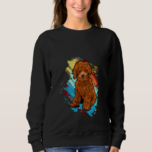 Poodle Engraçado Puppies Pullover