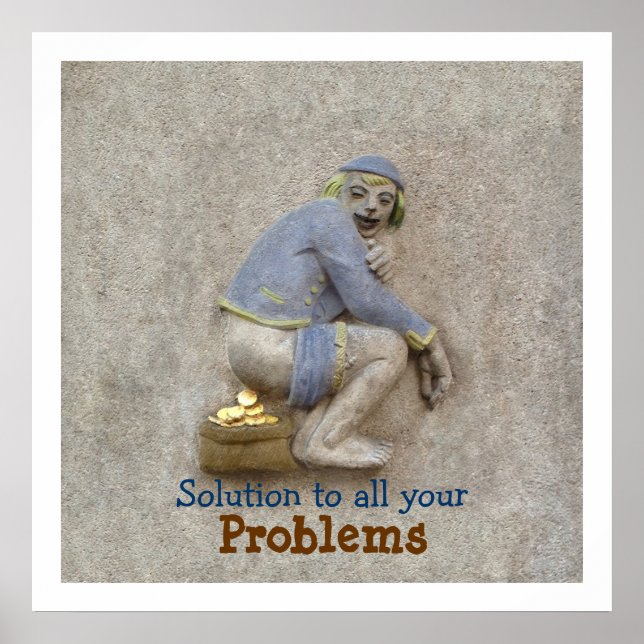 Poop de ouro ~ Poster 24X24 (Frente)