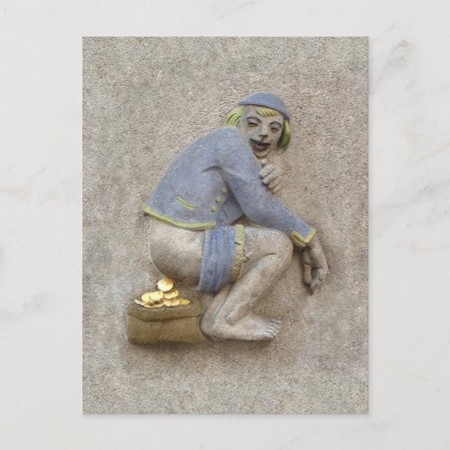 Poop do ouro ~ Cartão postal / Convite (Frente)