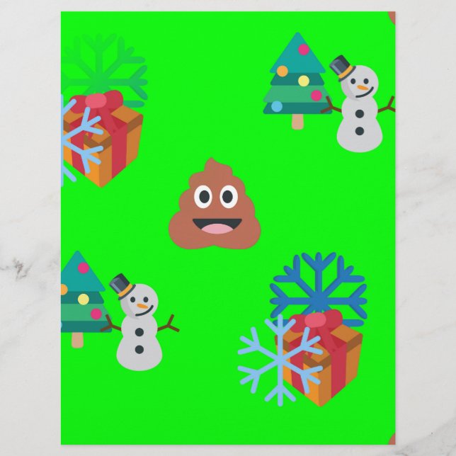 poop emoji de natal (Frente)