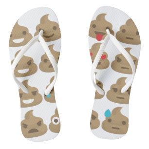 poop emojis sandálias chinelos
