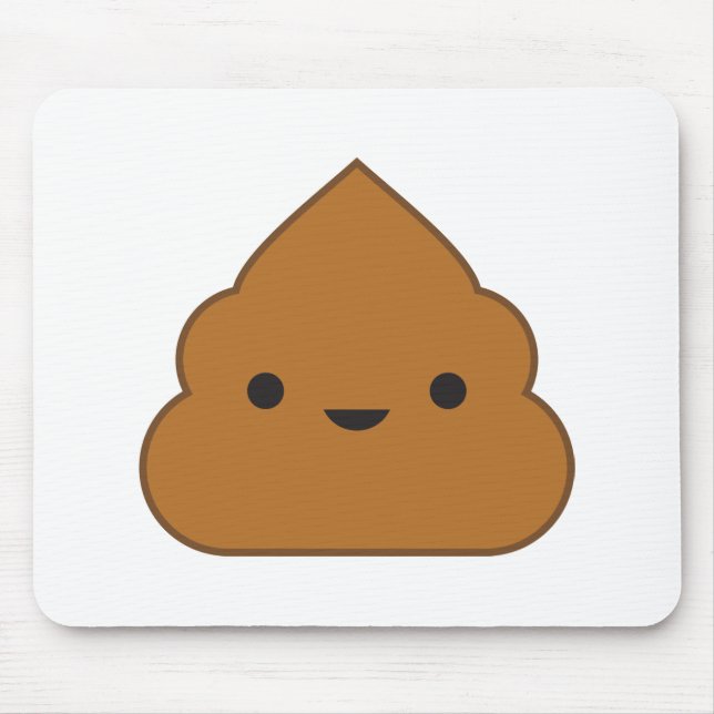 Poop Mousepad Kawaii (Frente)