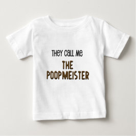 Poopmeister Engraçado Camisas De Bebê