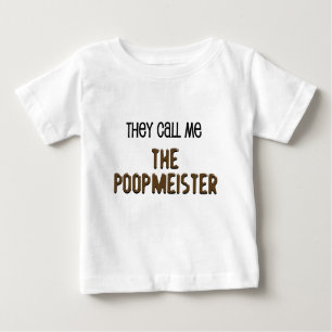 Poopmeister Engraçado Camisas De Bebê