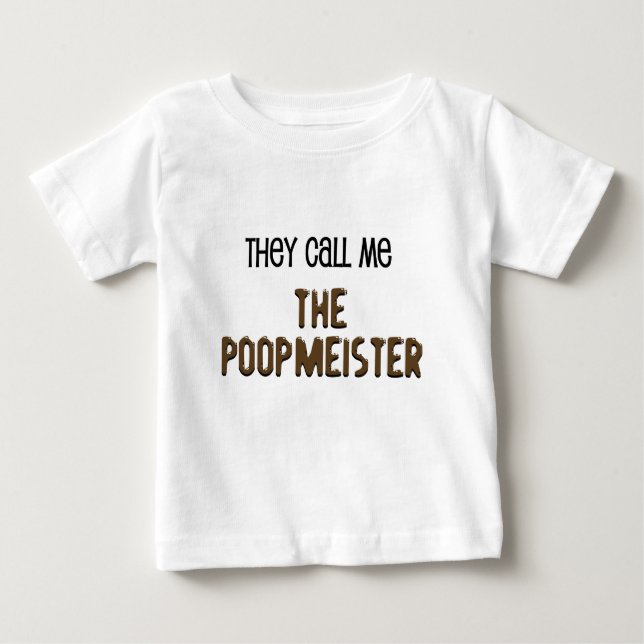 Poopmeister Engraçado Camisas De Bebê (Frente)