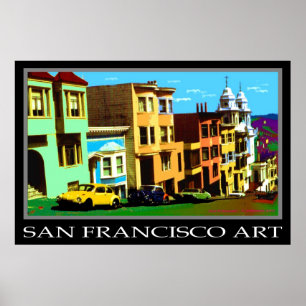 Pop art 69 de San Francisco - poster da arte da