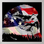 Pop Art American Flag Leadership Poster<br><div class="desc">Imagens Motivacionais da Liberdade e Coragem - Águia Patriótica Fearsome - Pop Art Syle American Eagle Imagem de Aterrissagem - Sephia Brown Tones Watercolor Effect American Bald Eagle - Infeliz Americana Bald Eagle: Fotos da Águia Americana Voadora - A águia careca é a ave nacional e símbolo dos EUA.</div>