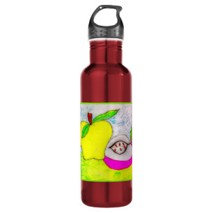 Pop Art Apple 24 oz Alumínio Garrafa de Água
