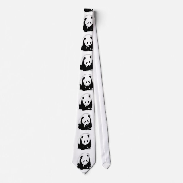 Pop Art Baby Panda Gravatas (Frente)