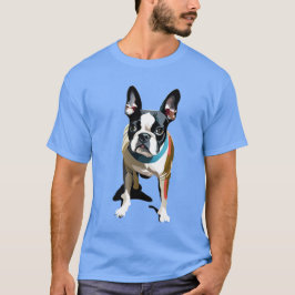 Pop Art Boston Terrier T-Shirt