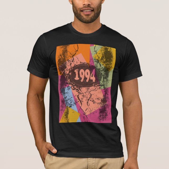 pop Art colorido de 1994 - T-Shirt (Frente)