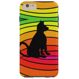 Pop art CricketDiane do gato preto do arco-íris