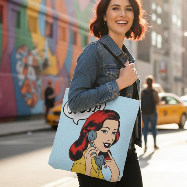 Pop Art Extravaganza Tote Bag (Criador carregado)
