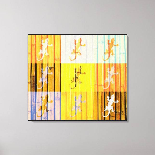 Pop Art Geckos - Canvas (Frente)
