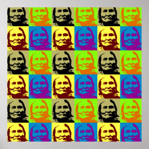 Pop Art Geronimo Poster - Símbolo de Liberdade e P