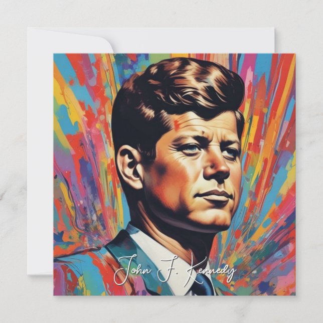 Pop Art Jack JFK John F. Kennedy (Frente)