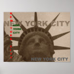 Pop Art Lady Liberty Nova Iorque Poster<br><div class="desc">Símbolo Pop da Liberdade para a Arte dos EUA - Trabalho de arte do estilo de arte Pop - Monumentos do Nova Iorque - Imóveis Independentes dos Estados Unidos da América Símbolo Nacional</div>