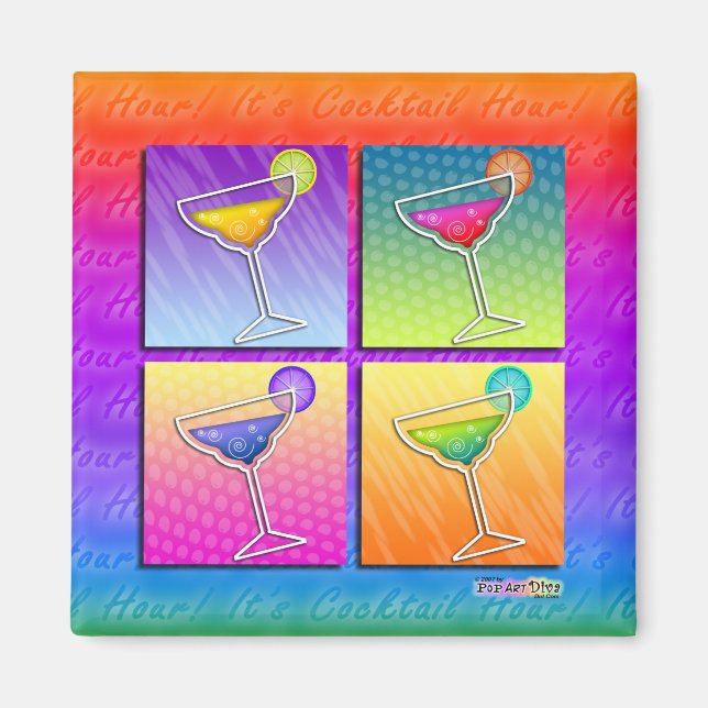 Pop Art MARGARITAS SQ. IMAN (Frente)