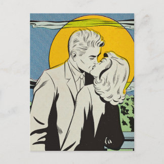 Pop Art | Moonlight Kiss | Cartão Postal