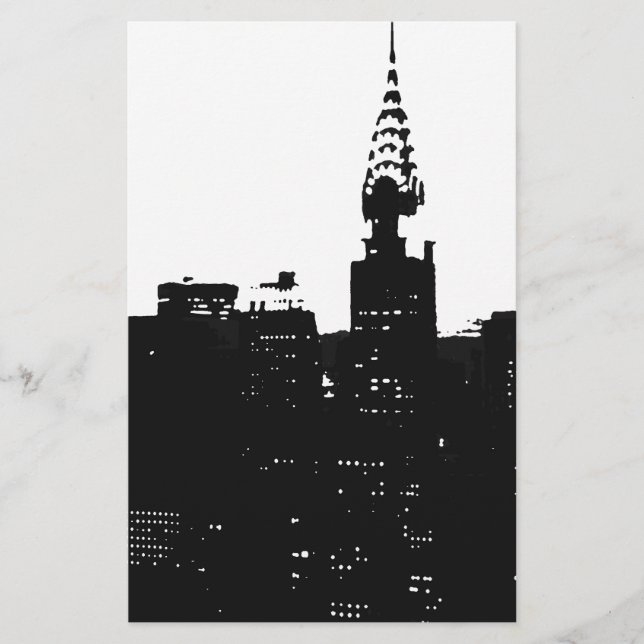 Pop Art New York Silhouette (Frente)