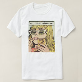 Pop Art ・ Nunca o seu foi ・ T-shirt masculina