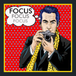 Pop Art Poster<br><div class="desc">Esta é uma excelente para qualquer pessoa em qualquer área, desde professor a corporativo a pessoal. Poderíamos todos usar um toque para nos focarmos de vez em quando, certo? Aproveite. Os Posters do Zazzle estão no topo da linha! Veja minha loja e veja minhas coleções, por favor. Eu paguei a...</div>