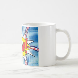 Pop art "uau" caneca