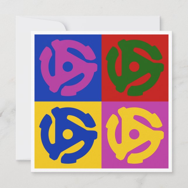 Pop Art Vinil Record 45 RPM Insert (Frente)