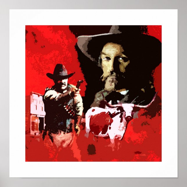 Pop Art Western Retro Poster (Frente)