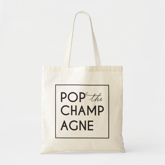 Pop, Bolsa De Despedida De Champanhe (Frente)