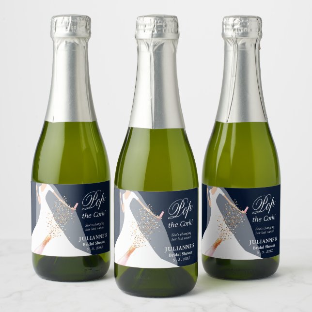 Pop Chá de panela azul marinho Mini Cork (Garrafas)